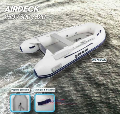 Quicksilver tender air deck 250cm - 320cm pagliolo gonfiabile